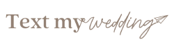 Text My Wedding logo. Text your wedding guests