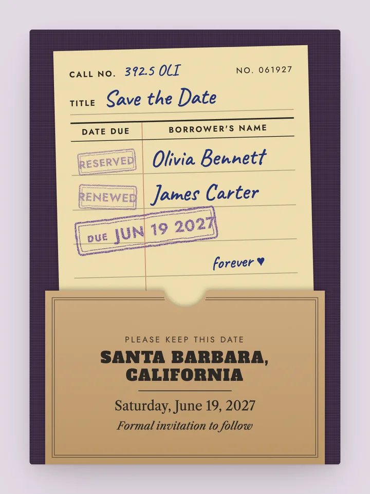 Checked Out digital save the date in Manila