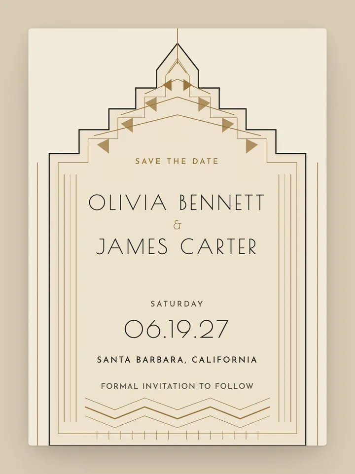 Metropolis digital save the date in Champagne
