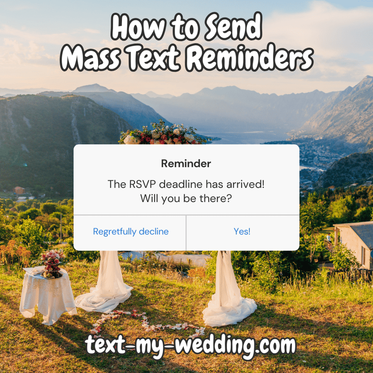 How to Send Mass Text Reminders